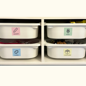 White Labels 40*40, 180 stk