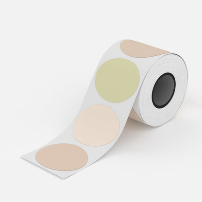 Rund flerfarget 41 x 41 mm