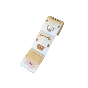 Niimbot Etikettrulle - Djurriket, 51 x 60 mm, 125 st