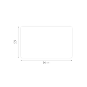 Niimbot Etikettrulle - Vita etiketter 50 x 30 mm, 225 st (M-serie)