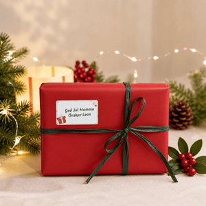 Etiketter god jul - 50 x 30 mm (230-pack)