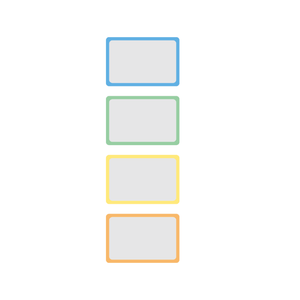 Niimbot Etikettrulle - Färgglad, 45 x 30, 230 st