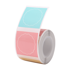 Niimbot etikettrull - godteri, rund 34 x 34 mm, 200 stk (2 ruller)