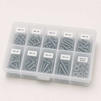 Vita etiketter – 30 × 20 mm (320-pack)